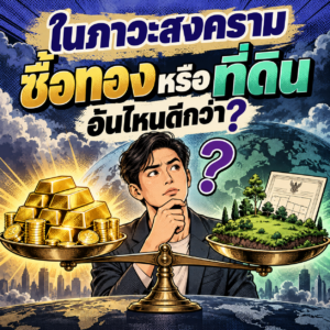 19.ในภาวะสงครามซื้อทองหรือที่ดิน