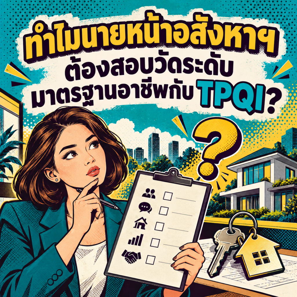 24. ทำไมนายหน้าต้องสอบวัดระดับอาชีพ TPQI