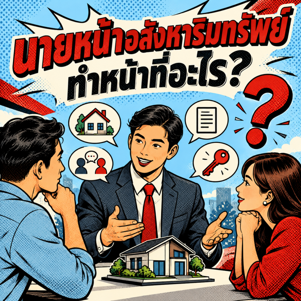 3.นายหน้าอสังหาฯ ทำหน้าที่อะไร