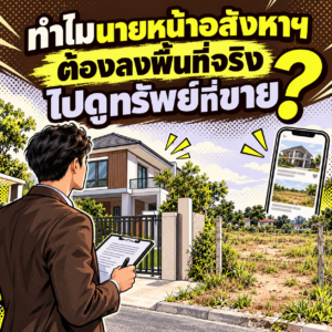31.ทำไม นายหน้าอสังหาฯ ต้องลงพื้นที่จริง