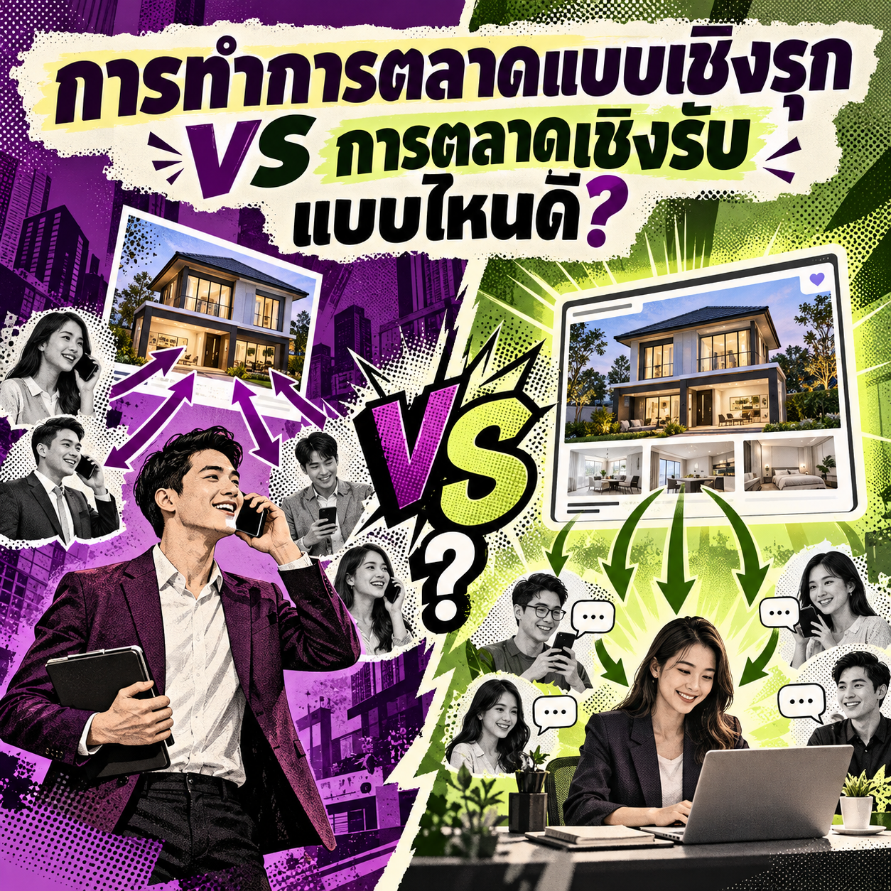 33.การทำการตลาดแบบเชิงรุก VS การตลาดเชิงรับ แบบไหนดี