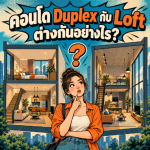 35.คอนโด duplex กับ loft ต่างกันอย่างไร