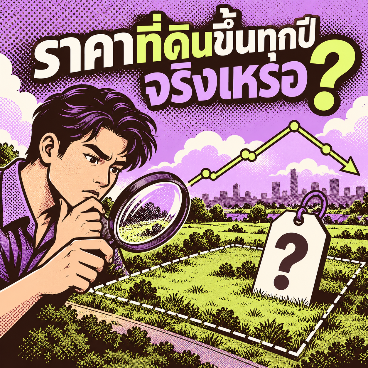 39.ราคา ที่ดินขึ้นทุกปีจริงเหรอ