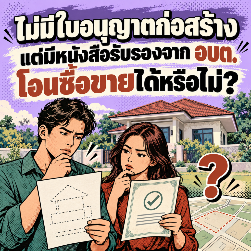 43.ใบอนุญาตก่อสร้าง VS หนังสือรับรอง