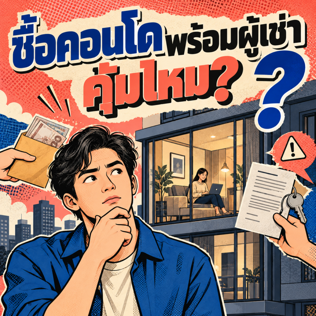 47.ซื้อคอนโดพร้อมผู้เช่า คุ้มไหม