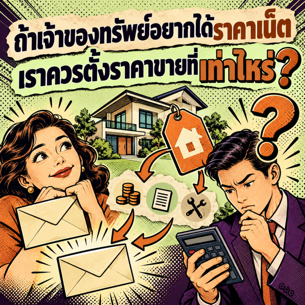 48.ถ้าเจ้าของทรัพย์อยากได้ราคาเน็ต