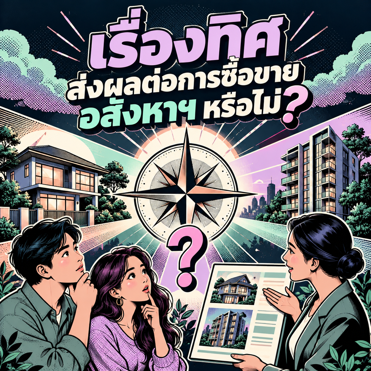56.เรื่องทิศ ส่งผลต่อการซื้อขายอสังหาฯหรือไม่