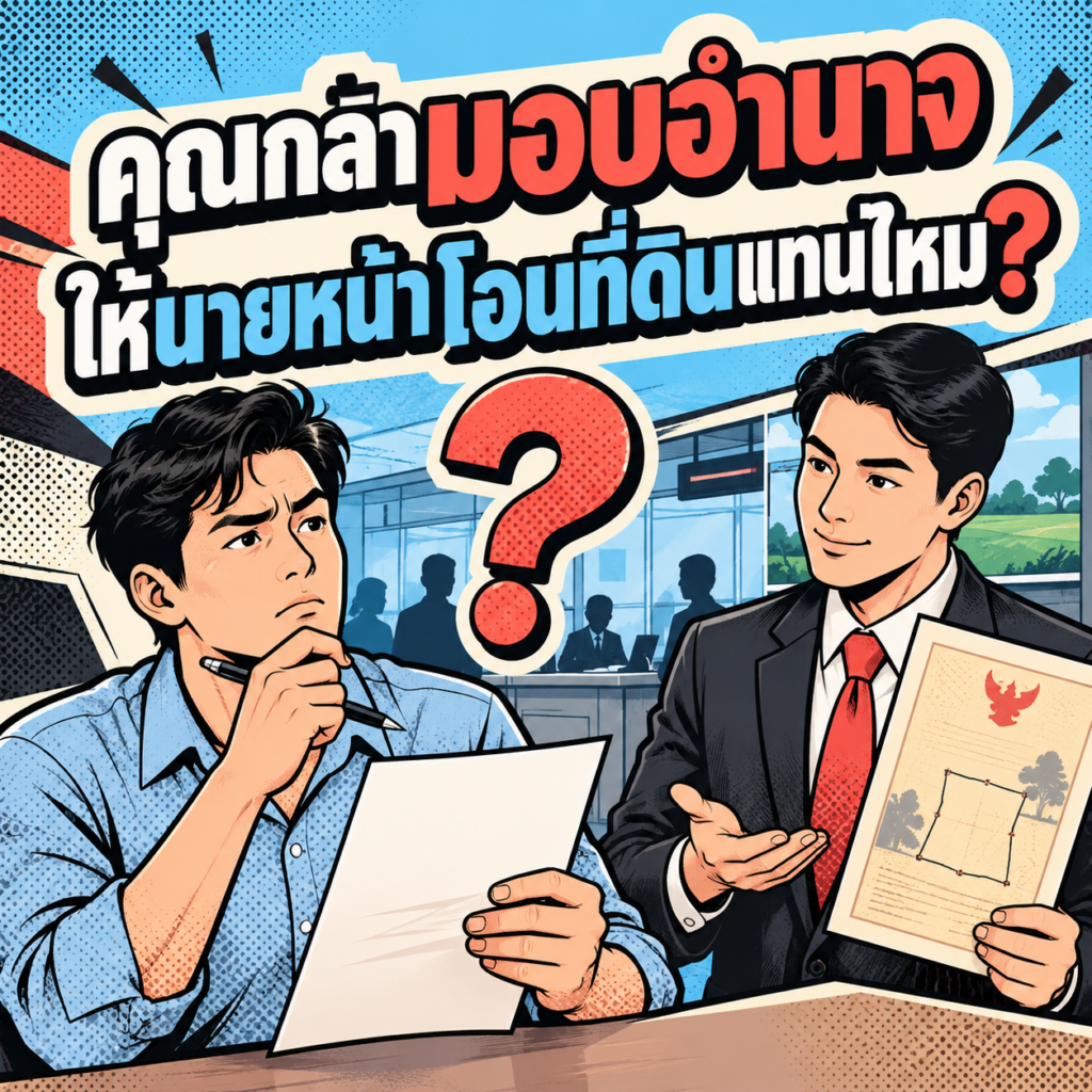 65.มอบอำนาจให้นายหน้าโอนที่ดินแทน