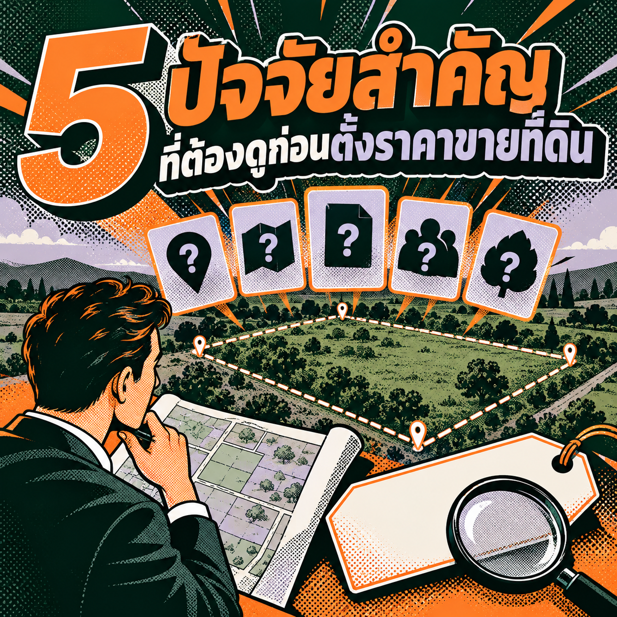 67.5 ปัจจัยสำคัญ ที่ต้องดูก่อน ตั้งราคาขายที่ดิน