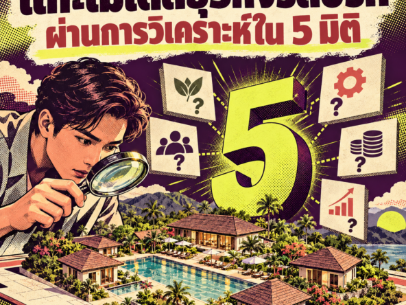 70.แกะโมเดลธุรกิจรีสอร์ท ผ่านการวิเคราะห์ใน 5 มิติ