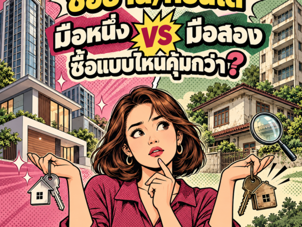 78.บ้านมือหนึ่ง VS มือสอง แบบไหนคุ้มกว่า