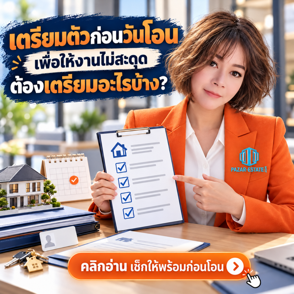 EP13 เตรียมตัวก่อนวันโอน เพื่อไม่ให้งานสะดุด