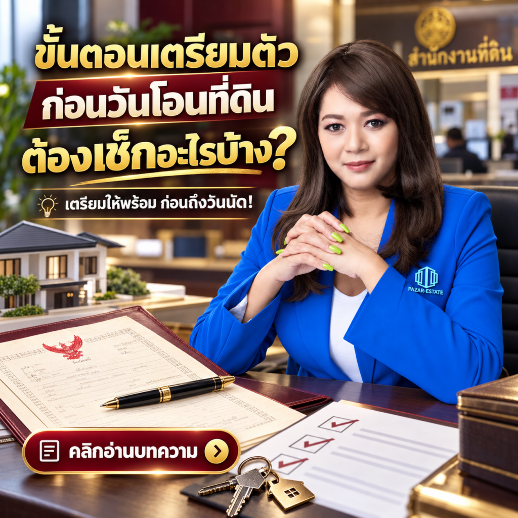 EP32 ขั้นตอนการโอนที่ดิน