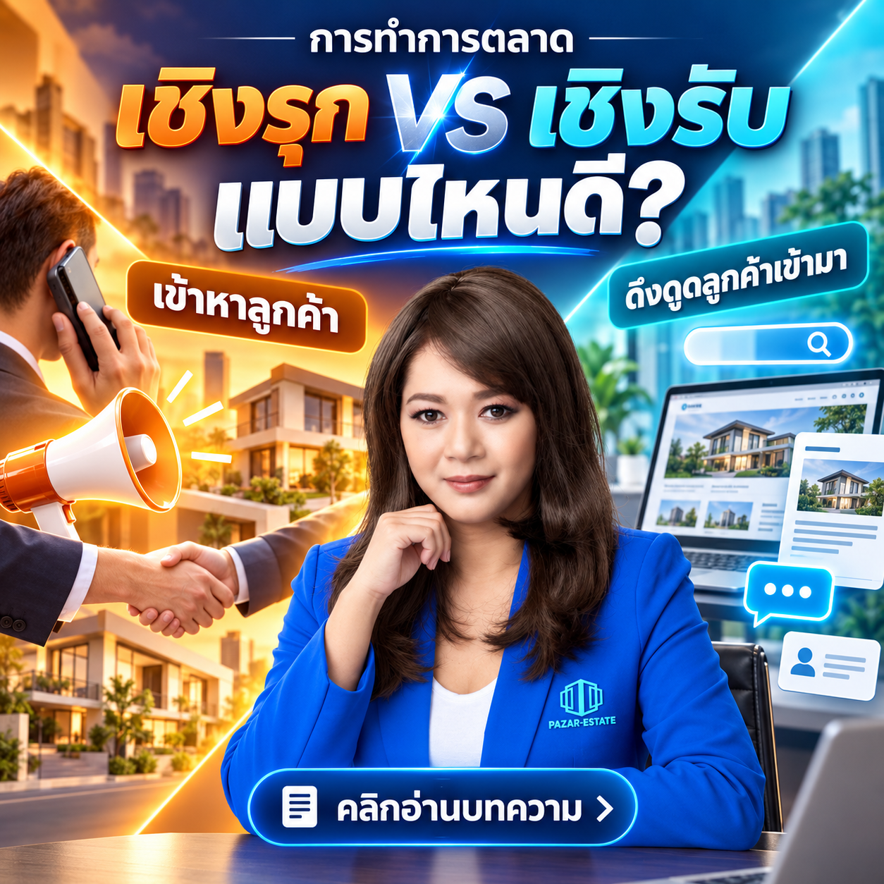 EP33 การตลาดเชิงรุก กับการตลาดเชิงรับ