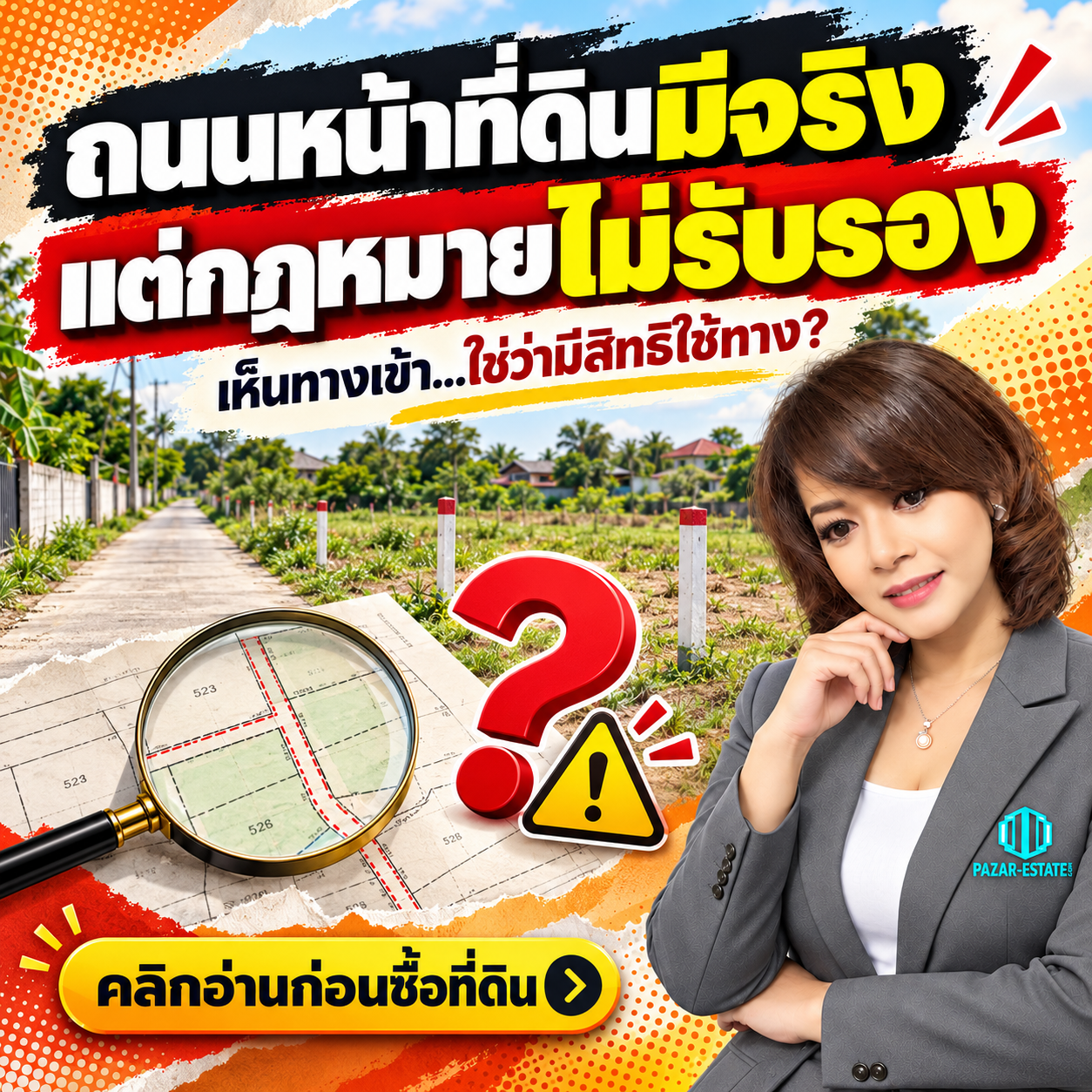 EP42 ถนนหน้าที่ดินมีจริง แต่กฎหมายไม่รับรอง