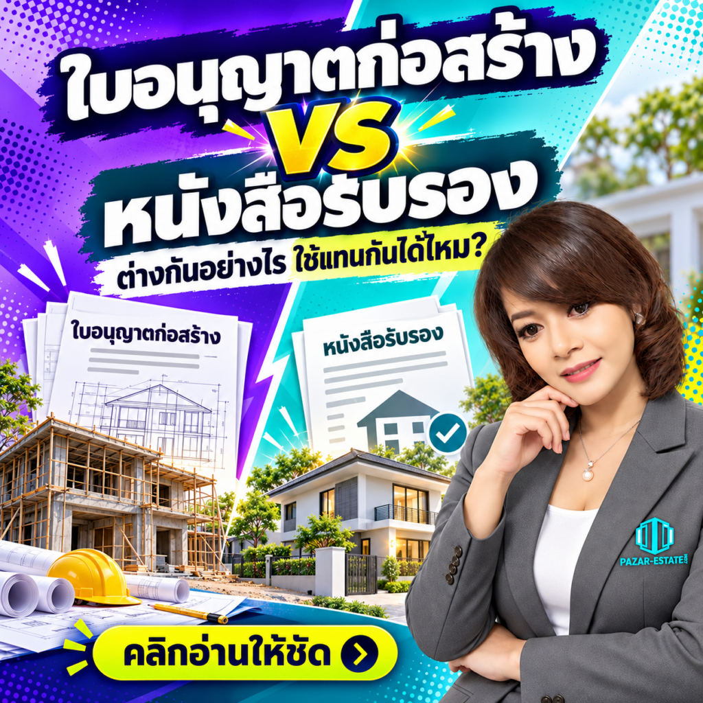 EP43 ใบอนุญาตก่อสร้าง VS หนังสือรับรอง