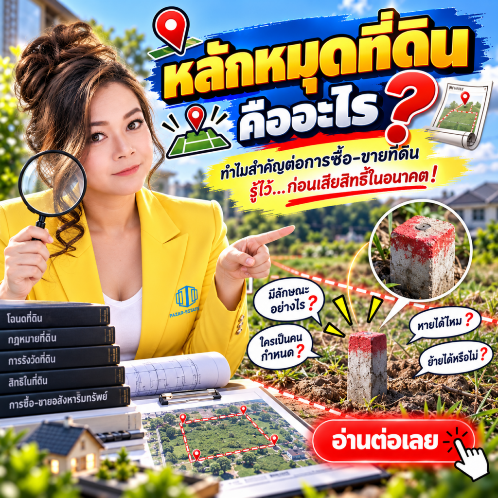 EP64 หลักหมุดที่ดินคืออะเไร