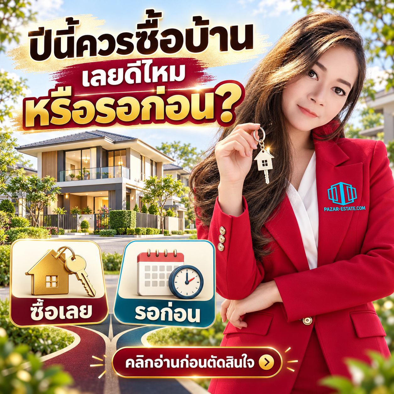 EP72 ปีนี้ควรซื้อบ้านเลยดีไหม หรือรอก่อน