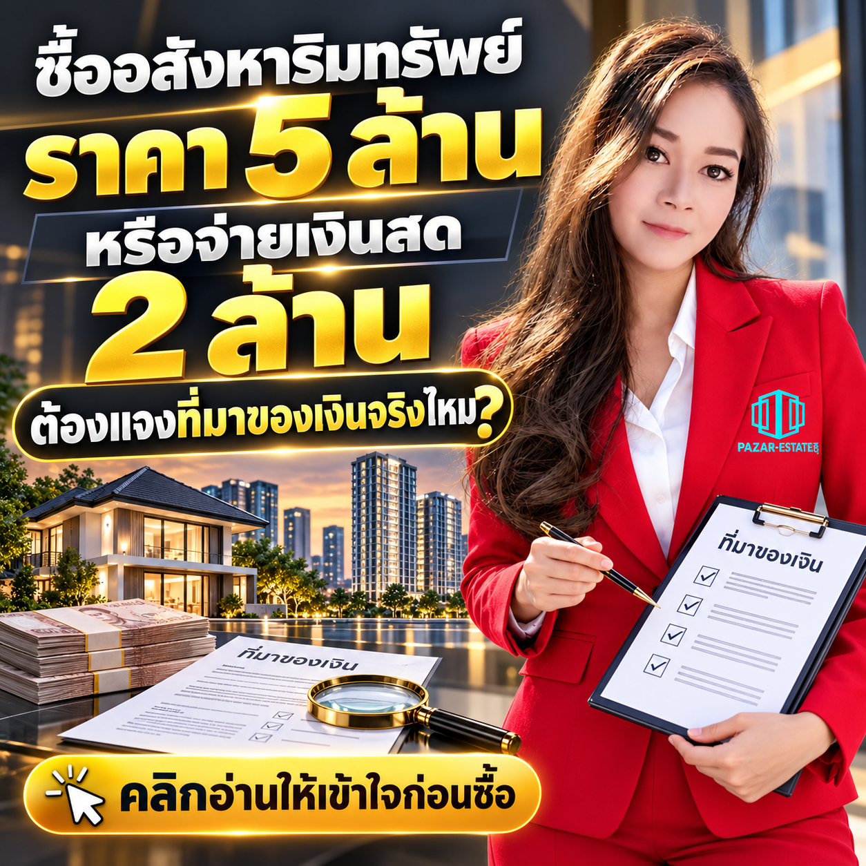 EP76 ซื้ออสังหาฯต้องแจงท่ี่มาของเงิน